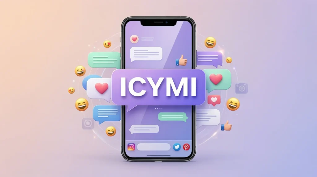 ICYMI Mean in Texting