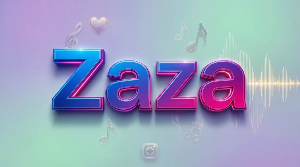 Zaza Slang Mean in Text