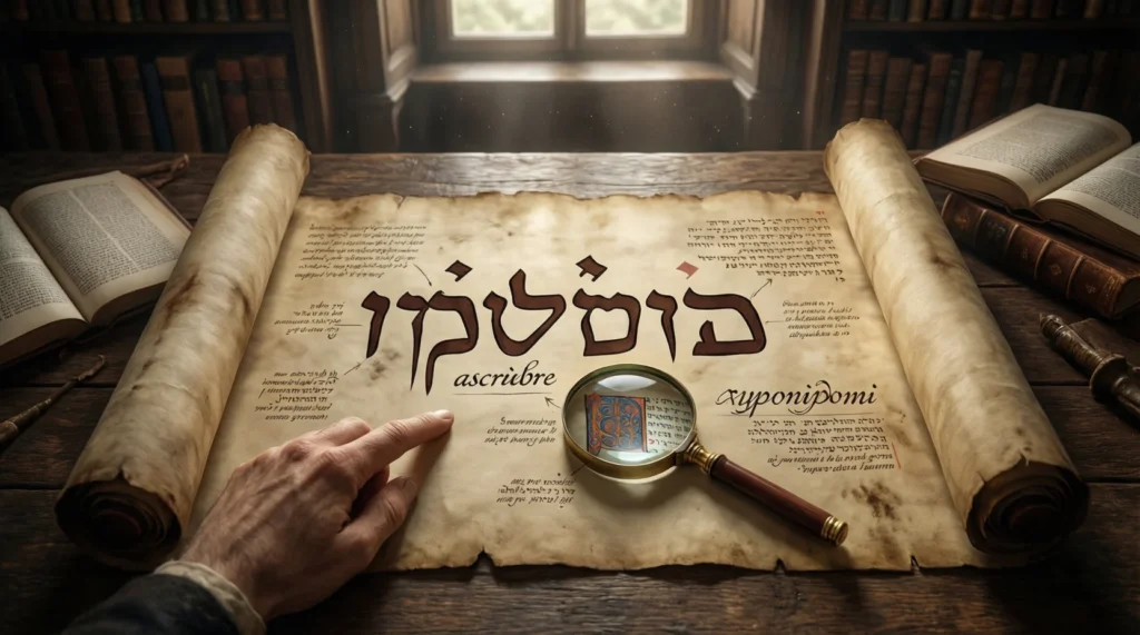 Origin of the Word “Ascribe” in the Bible