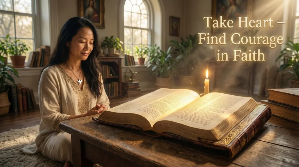 Take Heart Mean in the Bible