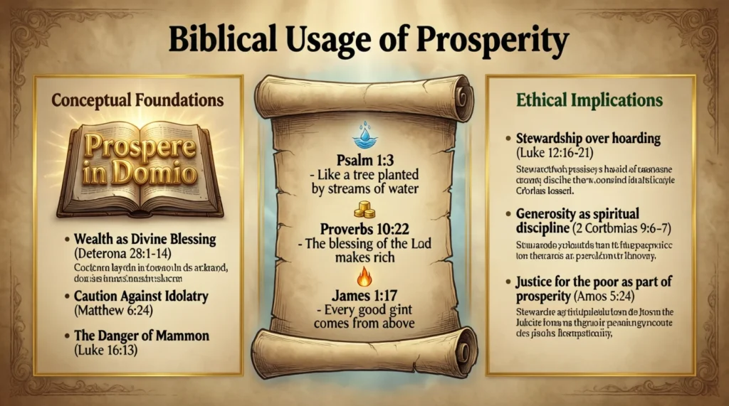 Biblical Usage of Prosperity