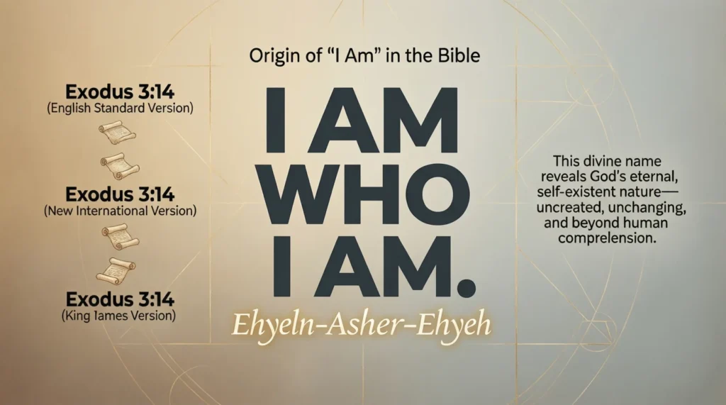 Origin of “I Am” in the Bible