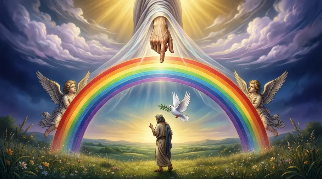 The Origin of the Rainbow in the Bible