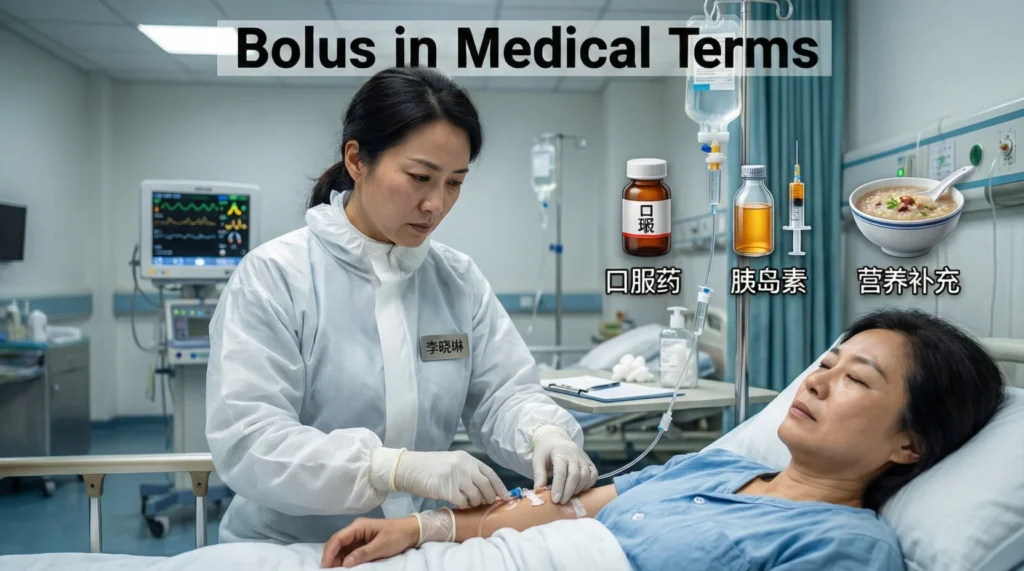 Bolus Mean in Medical Terms