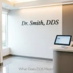 DDS Mean in Dentistry