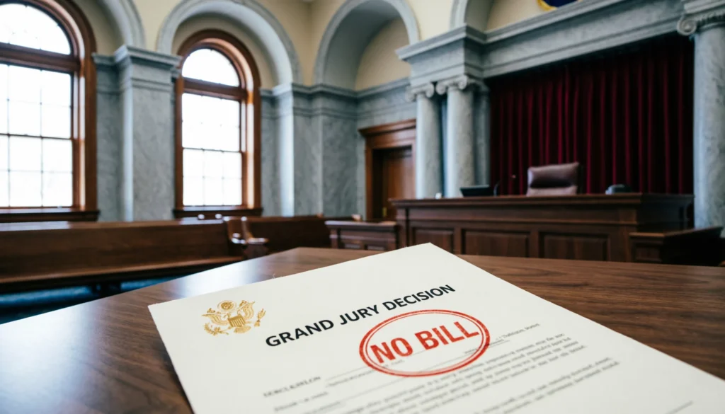 No Bill Mean in Court