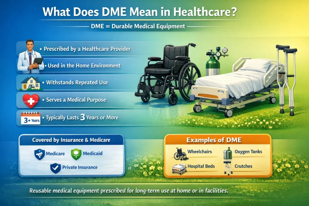 What Does DME Mean in Healthcare?
