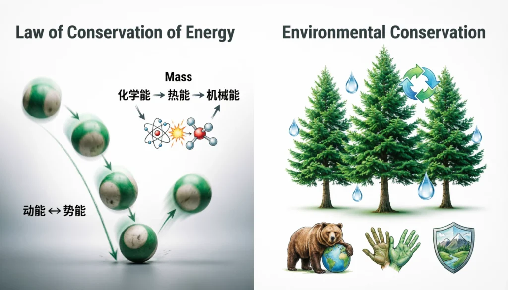 Conservation Mean in Science