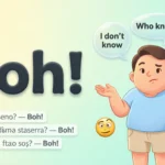 “Boh” Mean in Italian