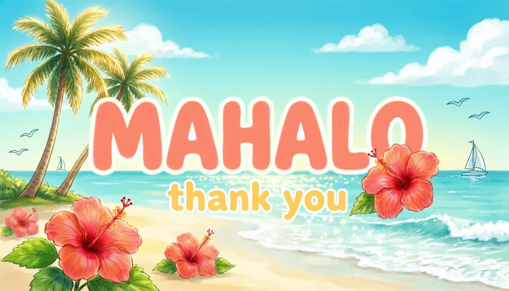 Mahalo Mean in Hawaii