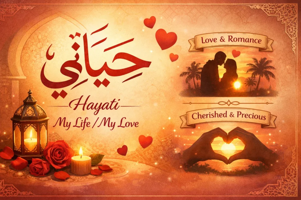 Hayati Mean in Arabic