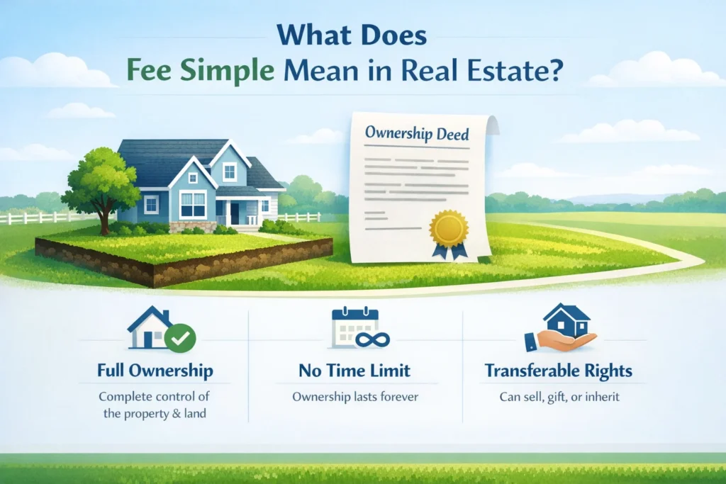 Fee Simple Mean in Real Estate