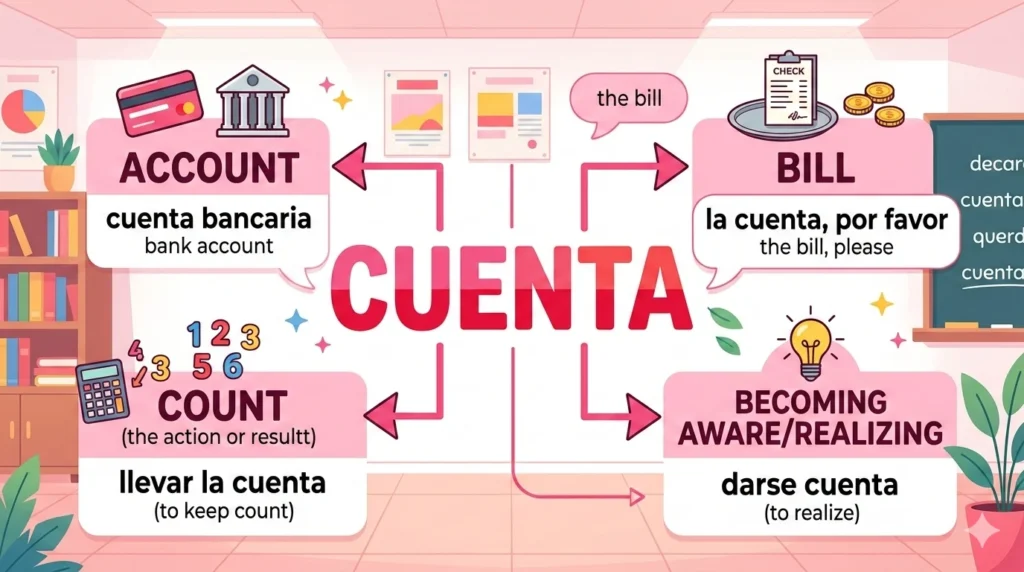 Cuenta Mean in Spanish