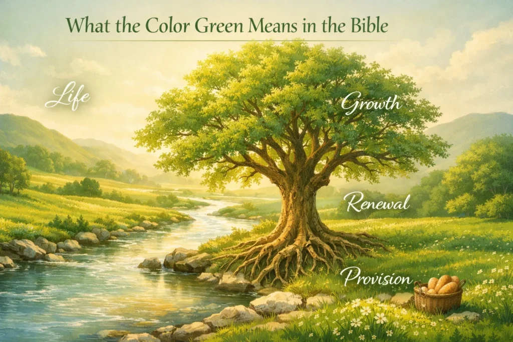 The Color Green Mean in the Bible