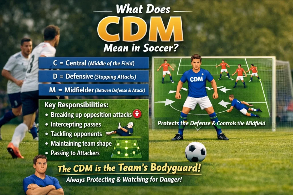 What Does CDM Mean in Soccer?