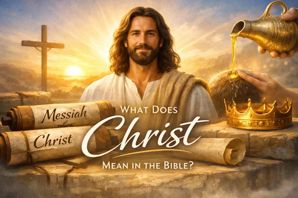 Christ Mean in the Bible