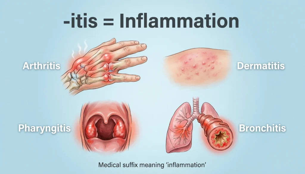 “-itis” Mean in Medical Terms