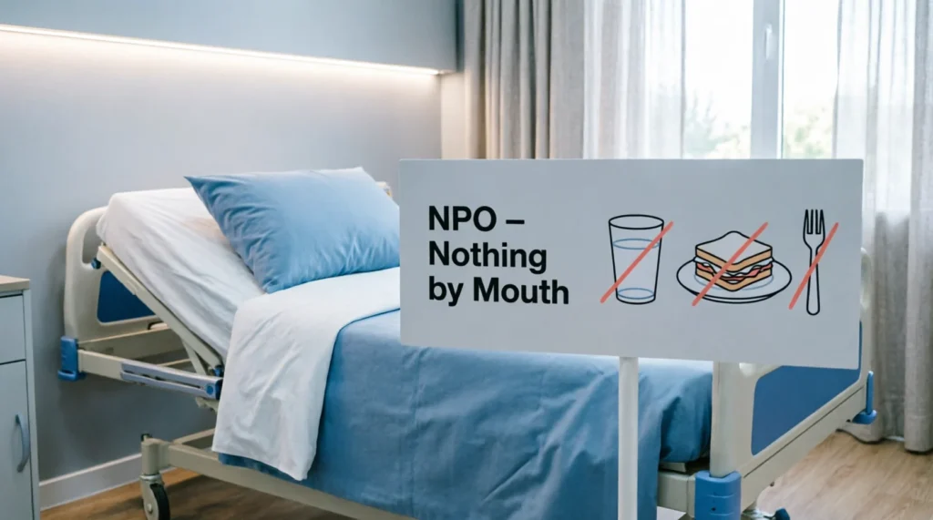 NPO Mean in a Hospital