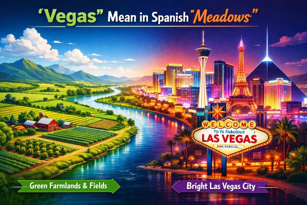“Vegas” Mean in Spanish