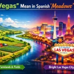 “Vegas” Mean in Spanish