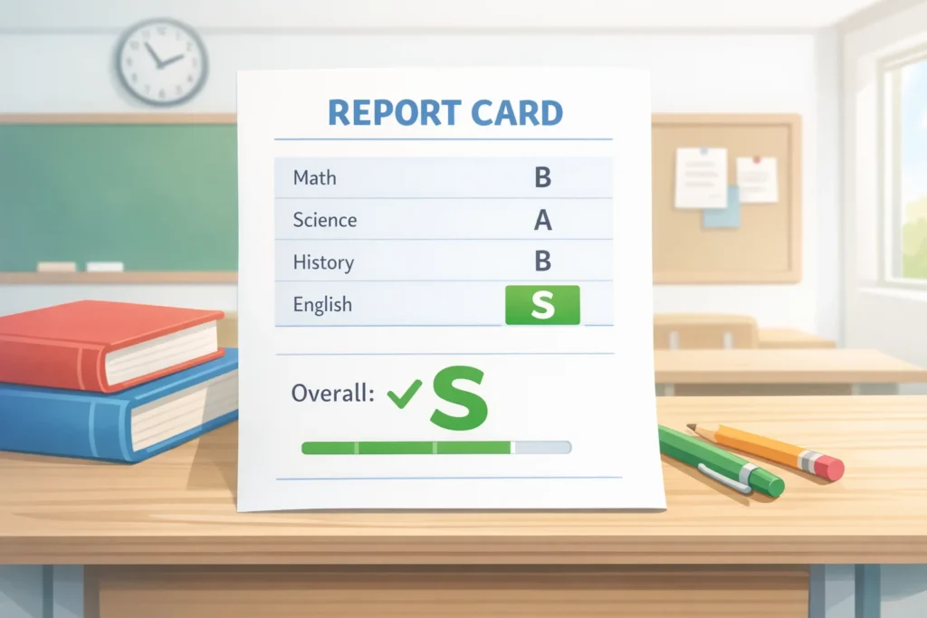 What Does an S Mean in Grades